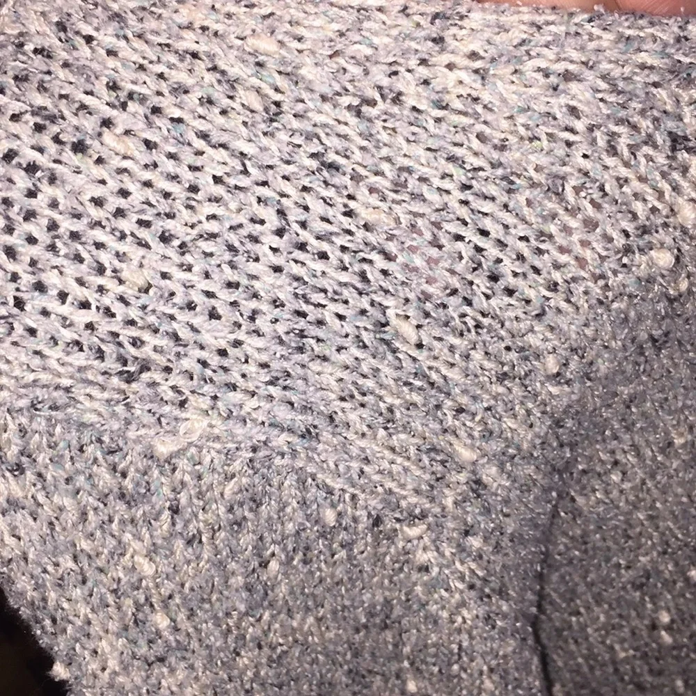 Eileen Fisher 100% silk light blue knit sweater!